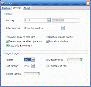 PrtScr Configuration