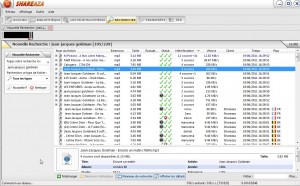 Shareaza : télécharger des mp3