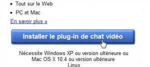 Installer plugin chat vidéo Google+