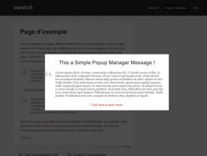 Simple Popup WordPress Manager