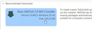 Télécharger MiKTeX