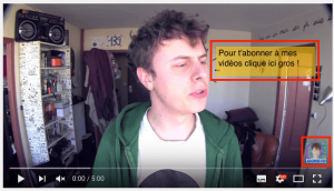 Un CTA pour plus de vues Youtube